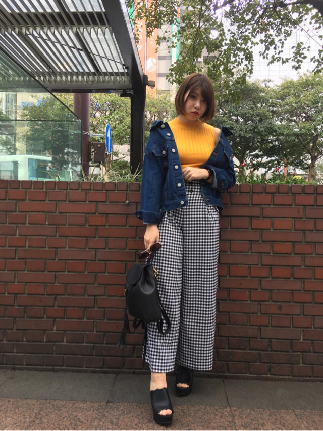 gingham check♡いわたん