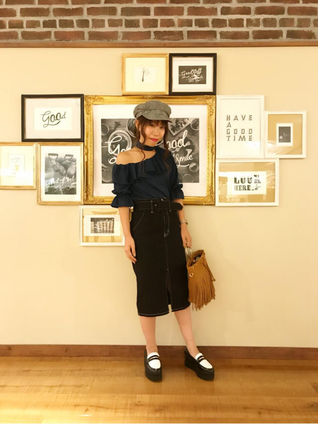 フリルワンショルトップス♡はるな