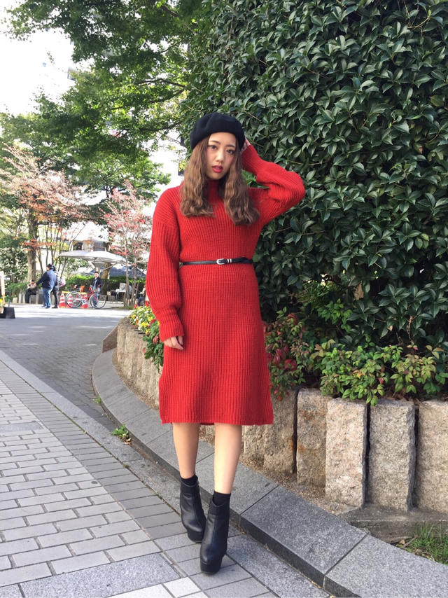 ♡ベルト付きニットOP♡