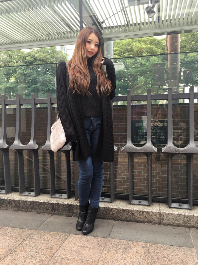 new..タートル付きニット♡かなみ
