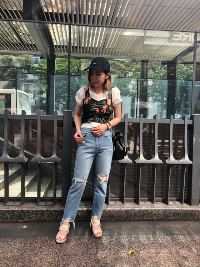 インナー付き花柄ビスチェ✩.*˚Arisa