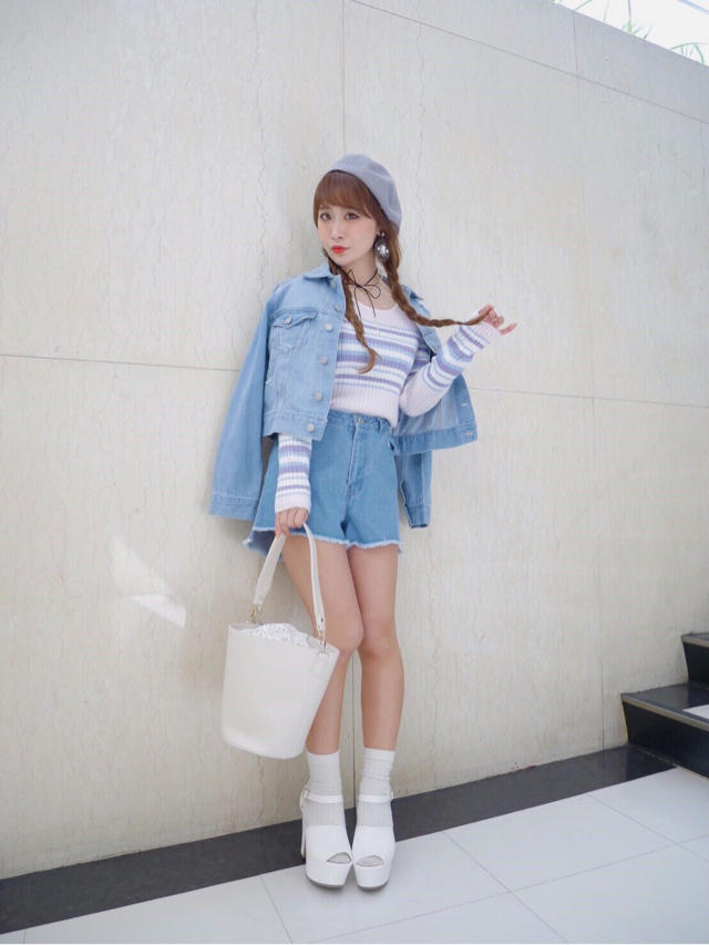 denim on denim♡いわたん