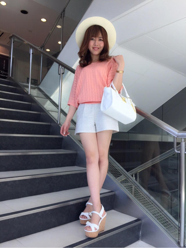 ピンクで女度あっぷ♡かなやん