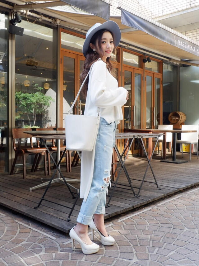 ♡バックロングニット♡うめ