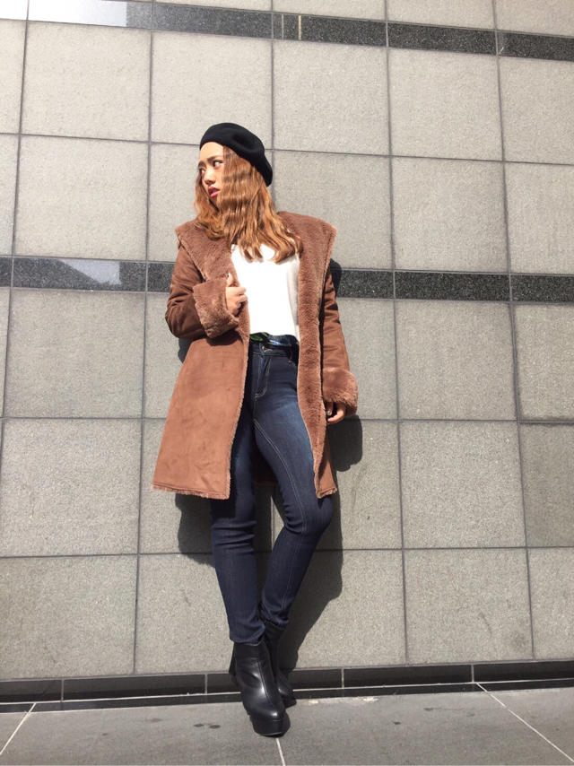 ムートンcoat♡いわたん