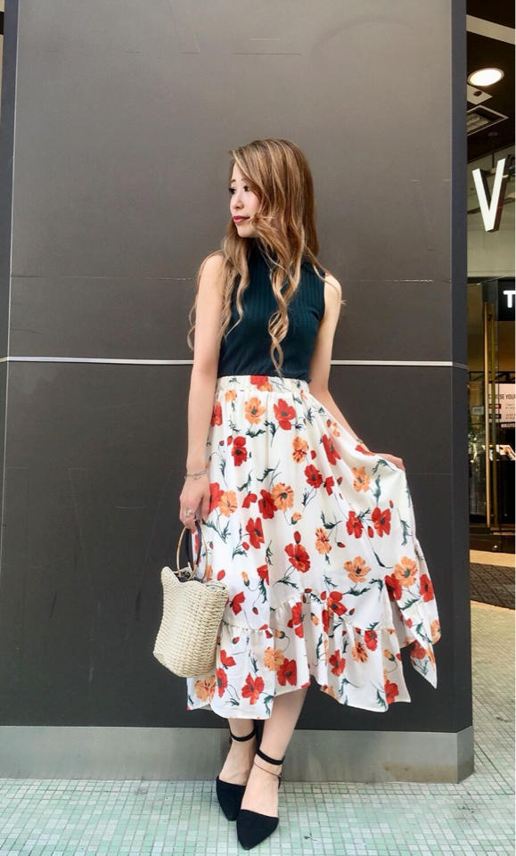 ☆花柄ロングコーデ☆mayu