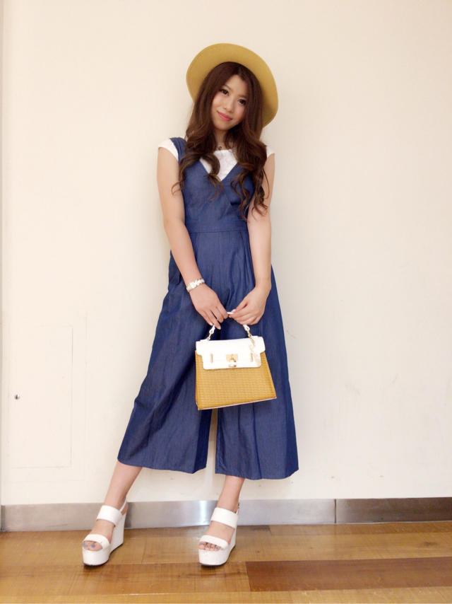 新作denim all-in-one♡いわたん