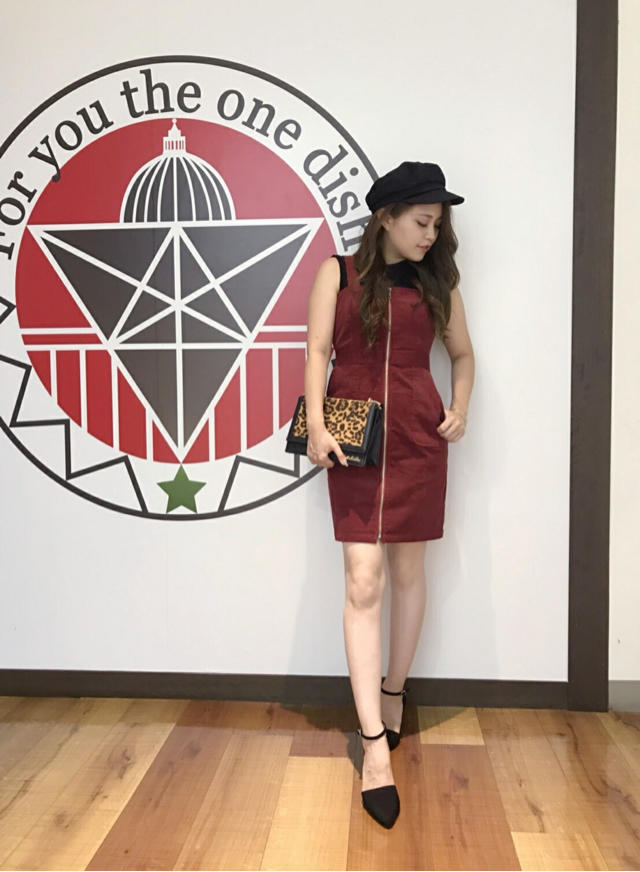 コーデュロイワンピース♥