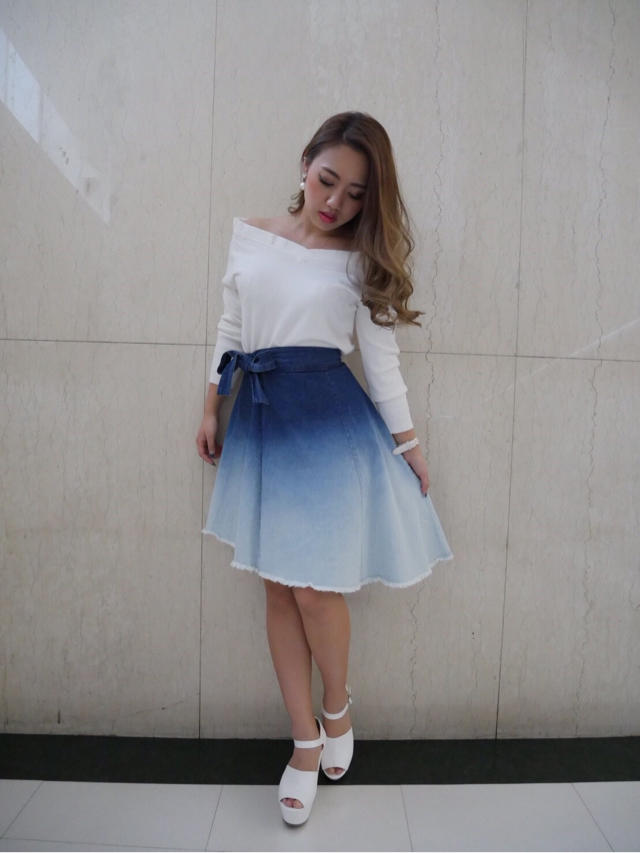 denim巻きスカート♡いわたん