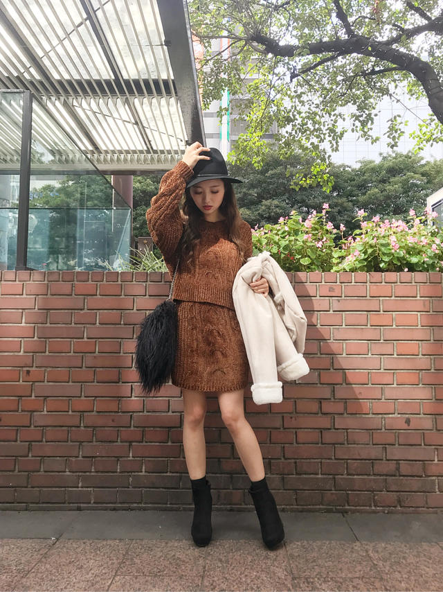 ブラウンコーデとハロウィン♡みき