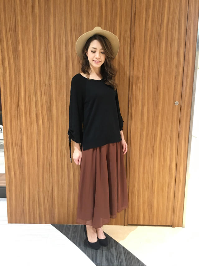 トレンドフレアスリーブでメリハリ♪