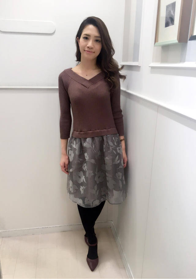 さらりと1枚でコーデ完成♡ワンピース♪
