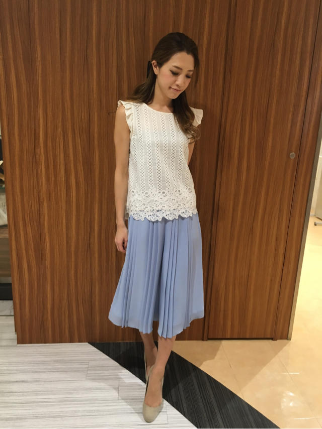 大人フェミニン♡プリーツスカーチョ♪