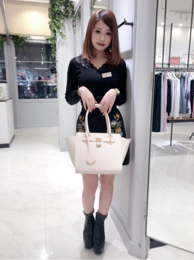 KEYモチーフ付きクラシカルトート ♥ arina