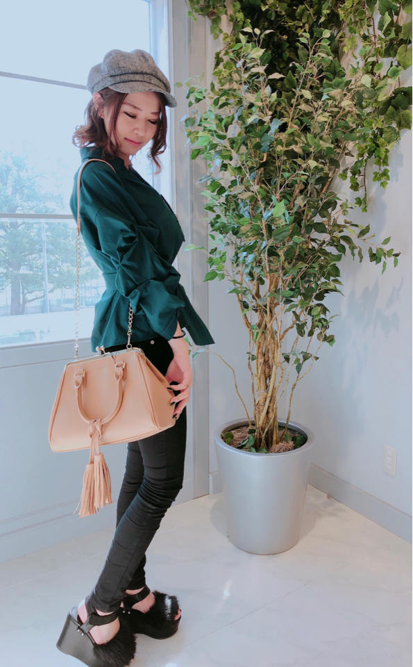 arina ♥ 店頭code ♥ ボリューム袖ブラウス ♥