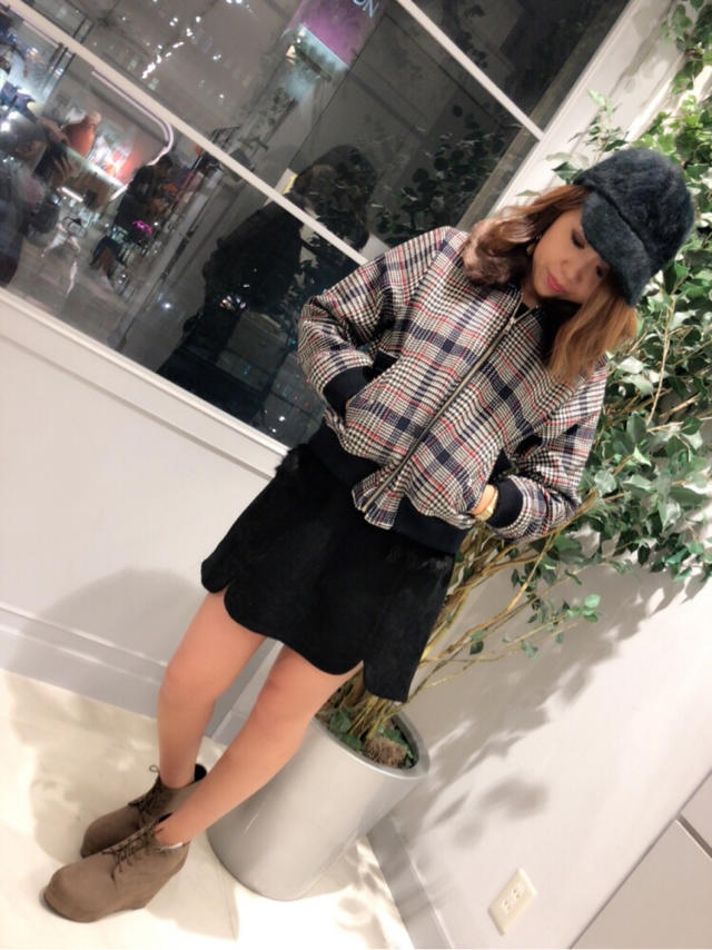 フェイクファー取外しブルゾン ♥