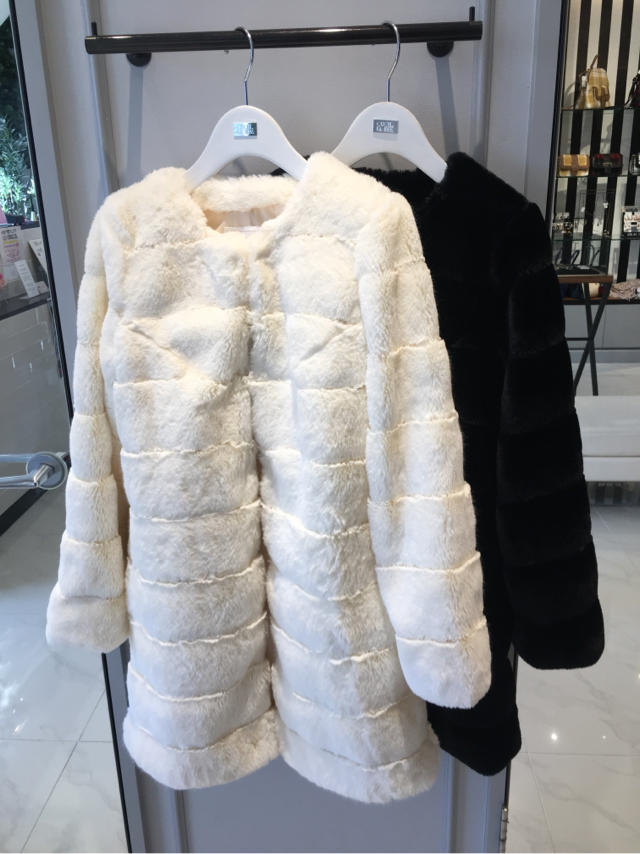 ファーコート＆プレス掲載サックワンピ♡まなみん