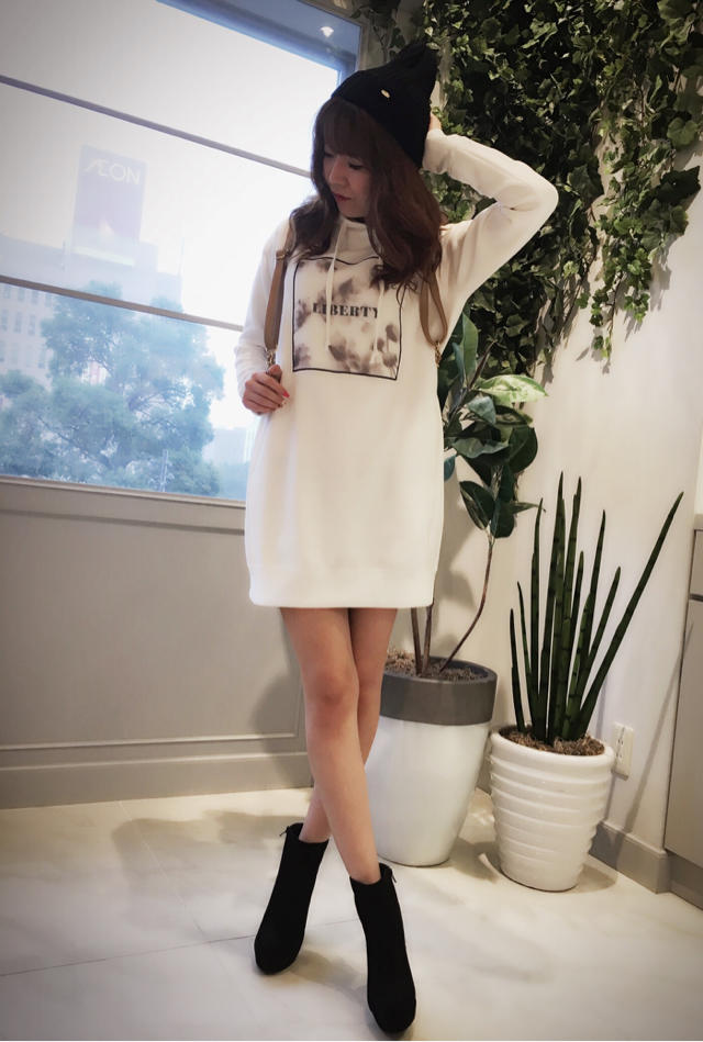 トレーナーワンピ❤️New