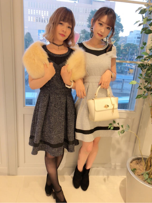 裾切替ワンピース ♥ 双子コーデ ♥ Part１ ♥ arina