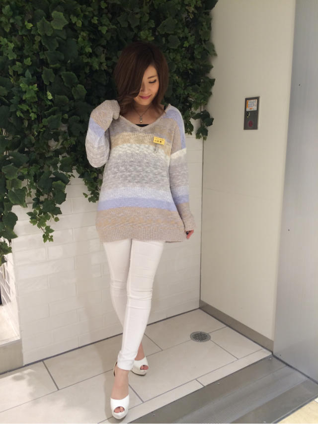 グラデーションニット♡