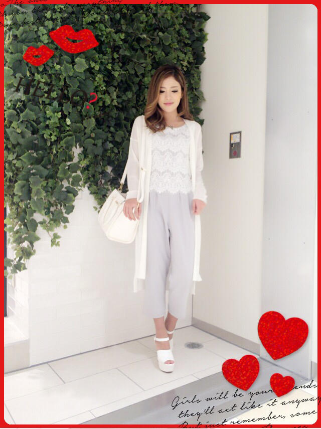 レース付きオールインワン❤︎