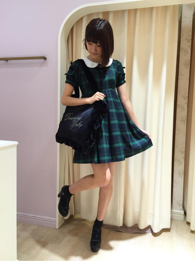 原宿店♡王道チェックワンピ♡