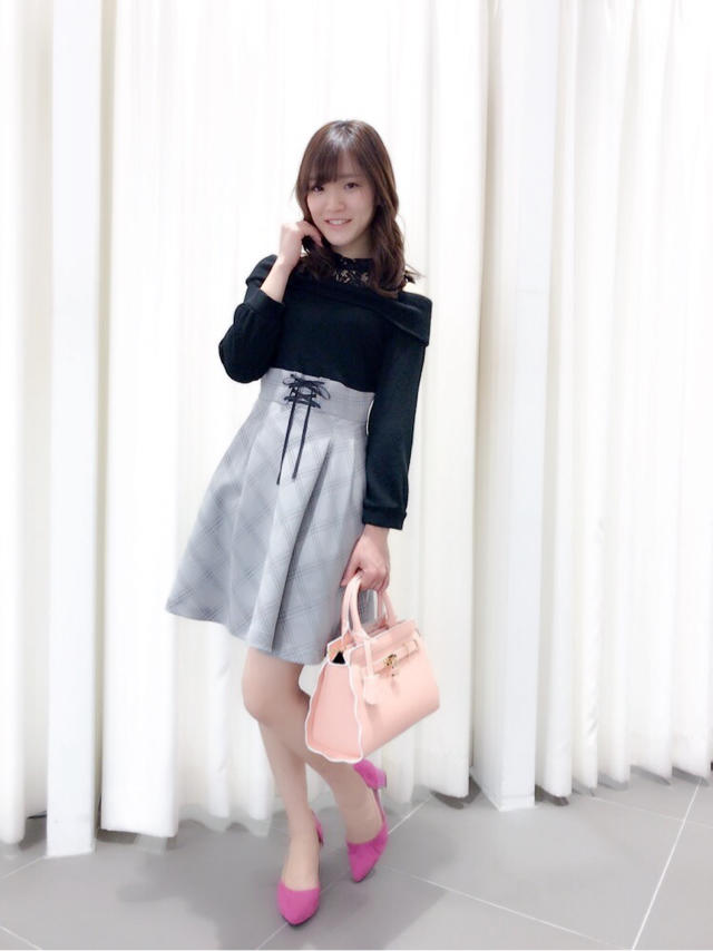 透け感がかわいいワンピース♡♡