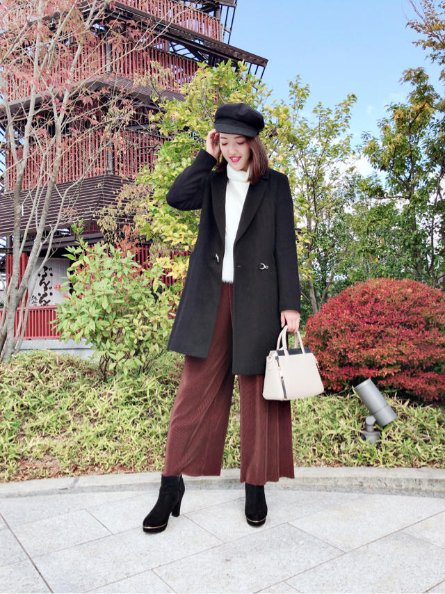 シルエットがキレイ!!ビット付きチェスターコーデ♡KTD