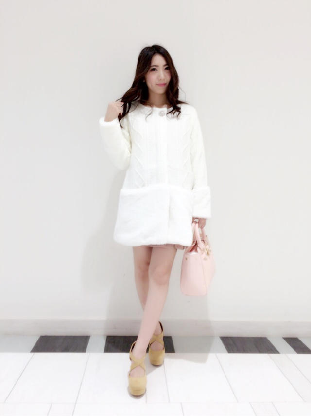 新作♡ファーニットコート♡今だけ¥6,900＋tax♡