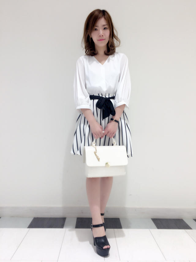 リボン付ワンピース♡