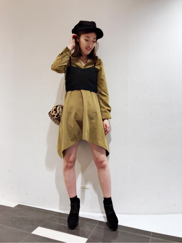 ニットビスチェandシャツワンピ♡KTD's newnail♡