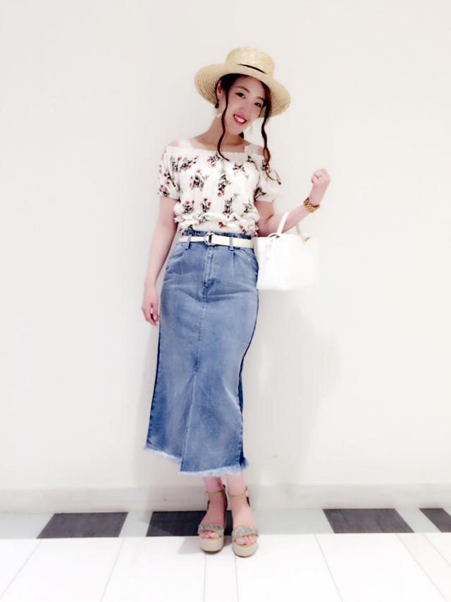 花柄オフショル ♡ Novelty Event ♡ KTD