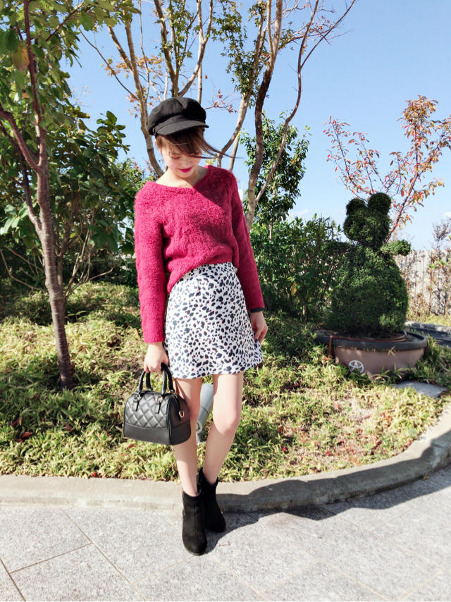 周りと差がつく♡オシャレレオパード柄skirt♡HONOKA