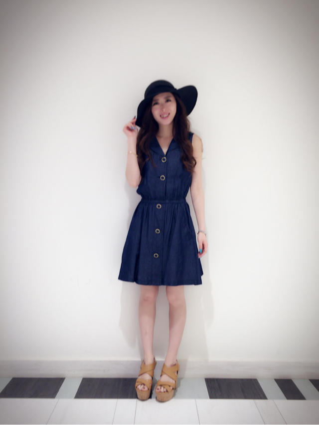 爽やか ❤️ denim ワンピース ❤️ kata's kitchen