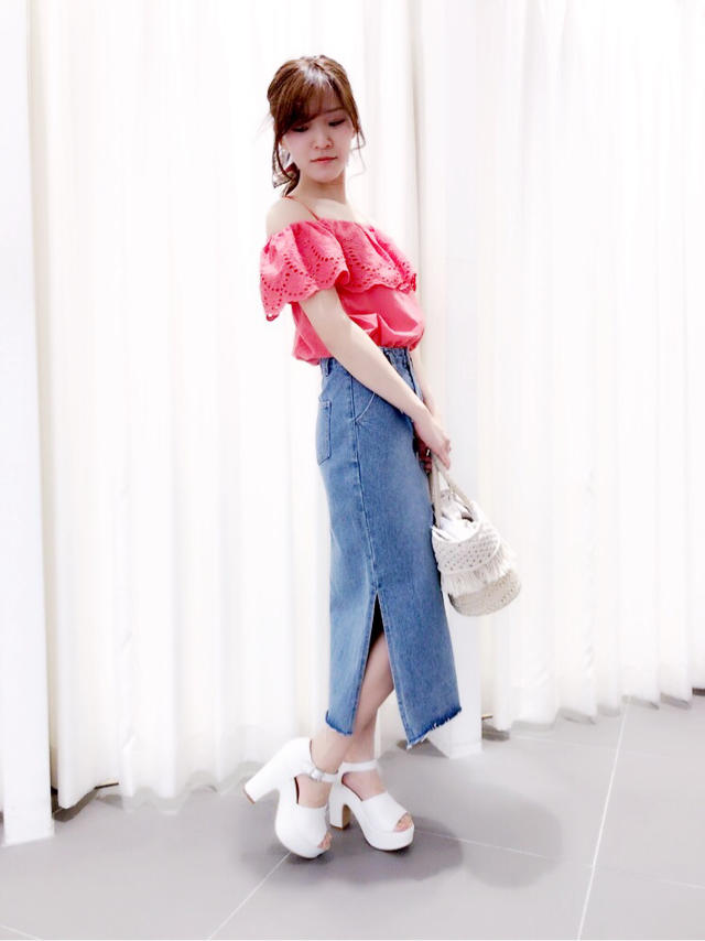 購入済み♡ サイドスリットスカートcode