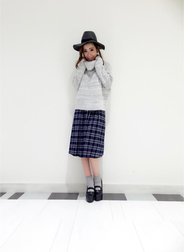 press掲載！チェックスカウチョ♡misato