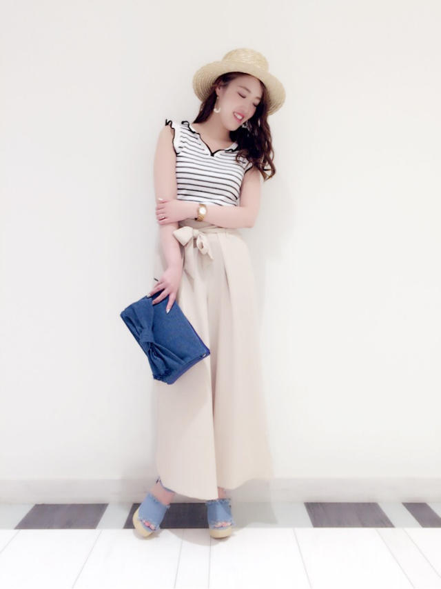 肩フリルニット♡KTD