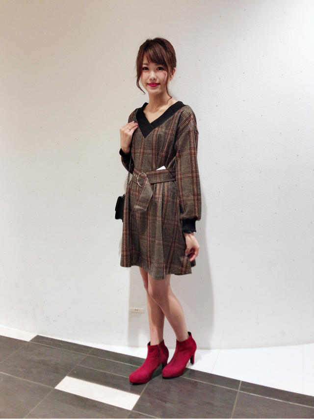 デートにオススメ...♪*ﾟチェックOP♡HONOKA·ᴥ·
