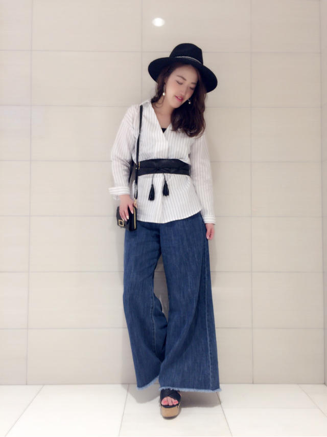 ストライプシャツコーデ ♡ KTD