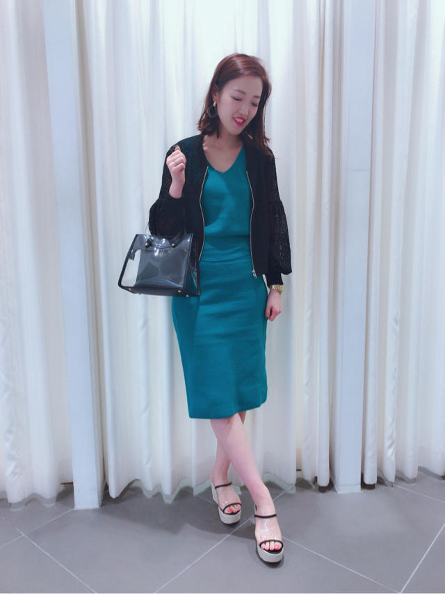 トレンド♡ グリーンニットアップ購入コーデ♡ KTD