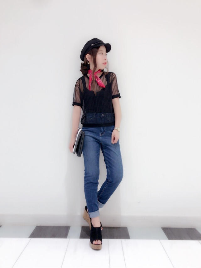 透けストライプ♡misato