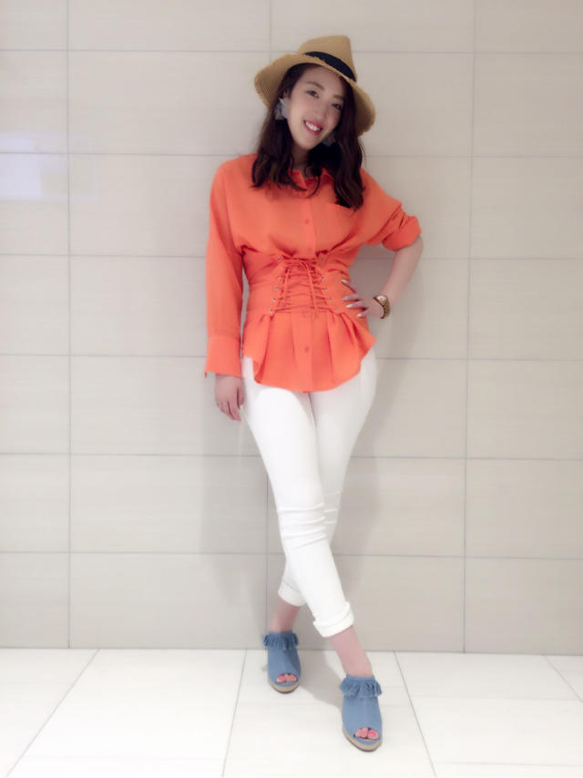 ウエストレースアップシャツ♡ KTD