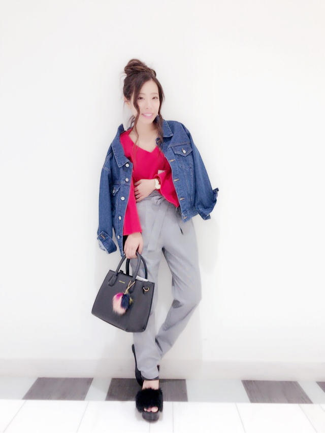 パッと目を引く差し色code♡misato