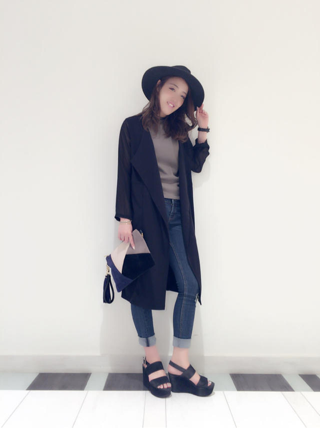 ロングトッパーcode♡ 秋の羽織にオススメ♡