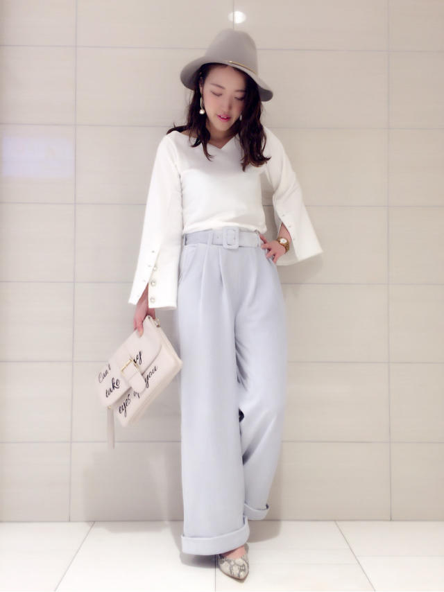 ゆるふわ ♡ newワイドパンツコーデ♡KTD