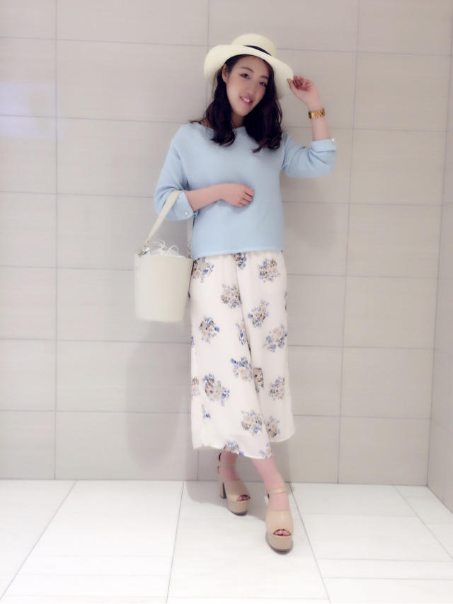 フラワー柄 ガウチョ ♡お客様♡  KTD