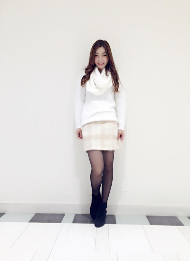 スヌード付きニット♡♡