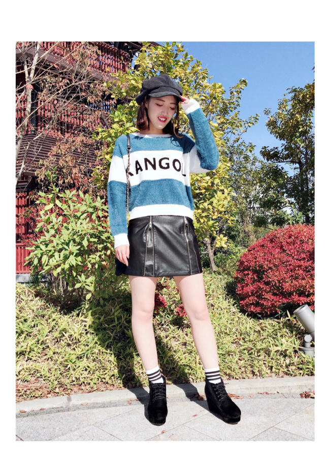 KANGOLコラボ♡フェザー切り替えニット♡チームラボ KTD