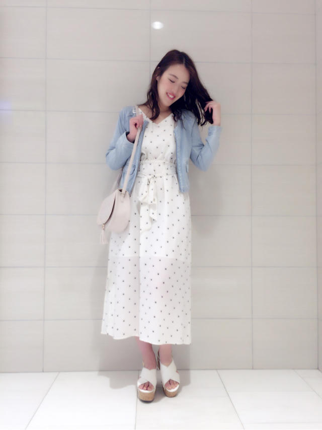 ドット柄 マキシワンピ ♡ お客様 ♡ KTD