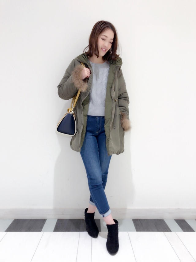 リバーシブルダウンコート ♡ KTD